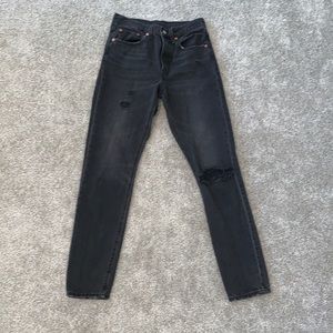 black levi 501 skinny jeans